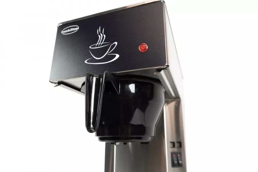 Kaffeemaschine mit 2 Glaskannen 1,8 L – 100 Tassen/Stunde Kaffeemaschine mit 2 Glaskannen 1,8 L – 100 Tassen/Stunde