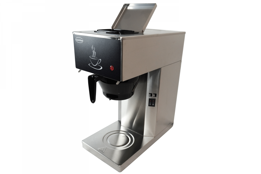 Kaffeemaschine mit 2 Glaskannen 1,8 L – 100 Tassen/Stunde Kaffeemaschine mit 2 Glaskannen 1,8 L – 100 Tassen/Stunde