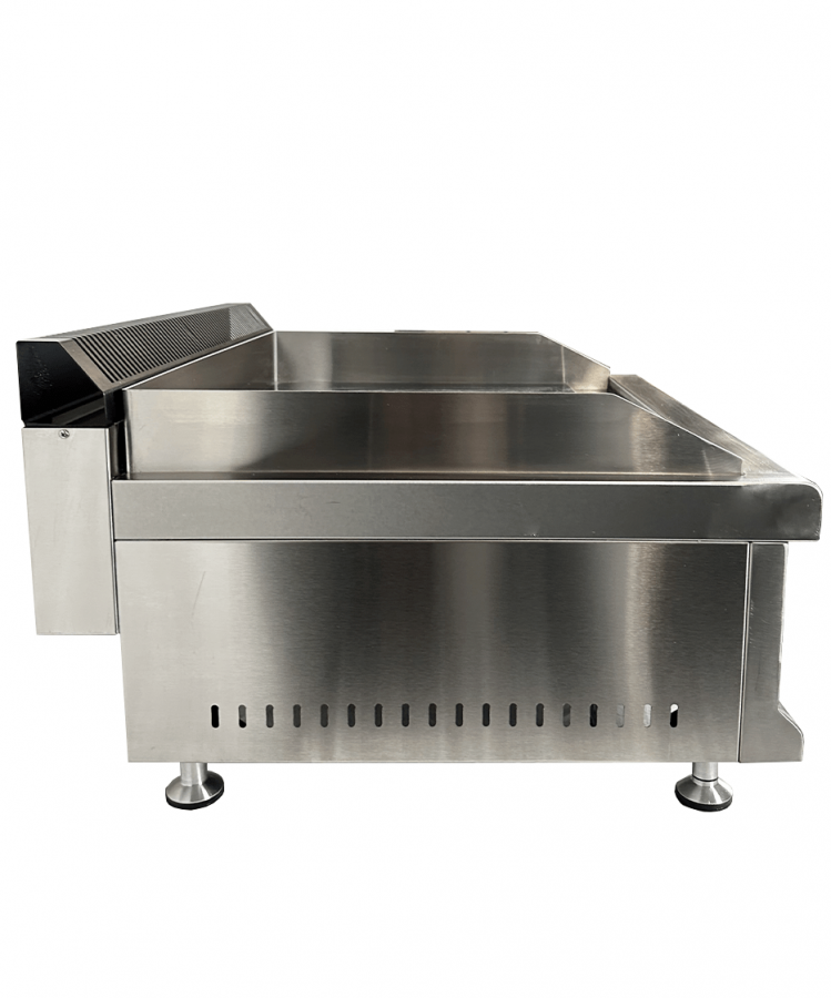 Gas Grillplatte Chrom 650, 6 kW, inkl. Propan-Umrüstsatz Gas Grillplatte Chrom 650, 6 kW, inkl. Propan-Umrüstsatz