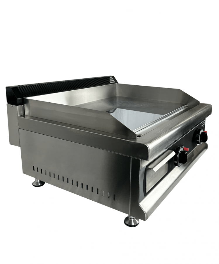 Gas Grillplaat Chroom 800, 6 kW, inclusief ombouwset Propaan/Aardgas