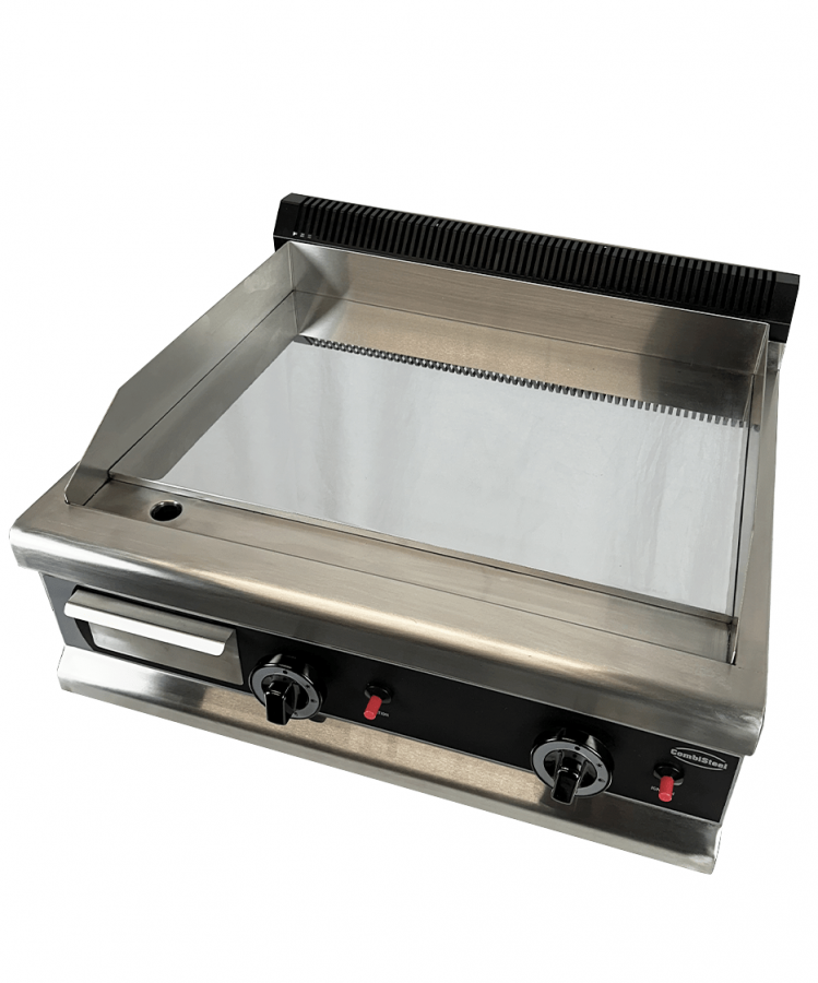 Gas Grillplaat Chroom 800, 6 kW, inclusief ombouwset Propaan/Aardgas