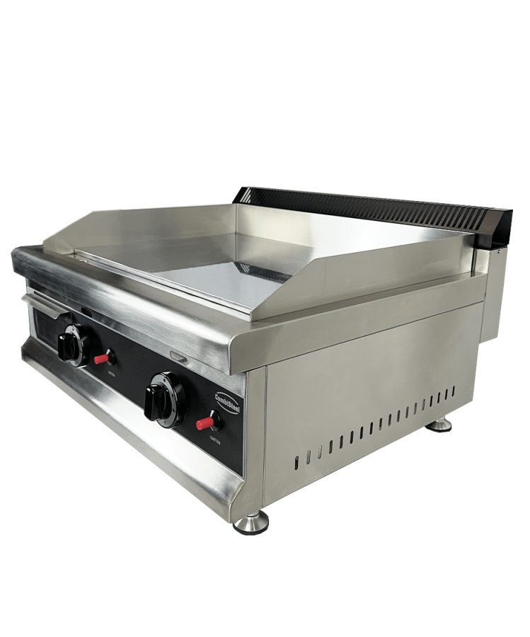 Gas Grillplaat Chroom 800, 6 kW, inclusief ombouwset Propaan/Aardgas