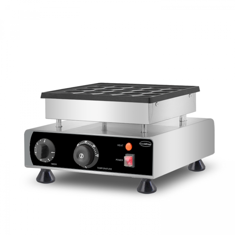 Poffertjes Waffeleisen – 25 Stück Ø4,5 cm – 0,9 kW – Tischgerät – Combisteel