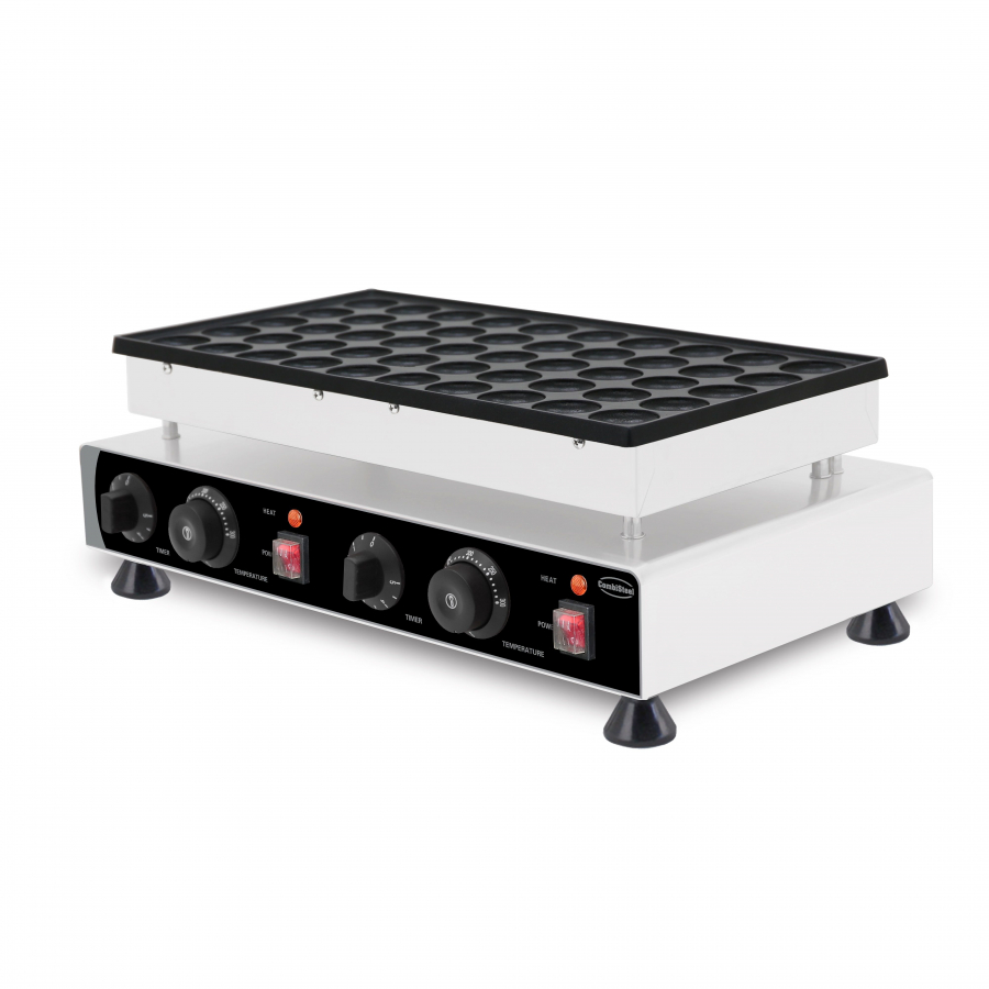 Poffertjes wafelijzer – 50 stuks Ø4,3 cm – 1,8 kW