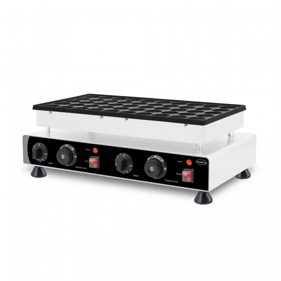 Poffertjes wafelijzer – 50 stuks Ø4,3 cm – 1,8 kW