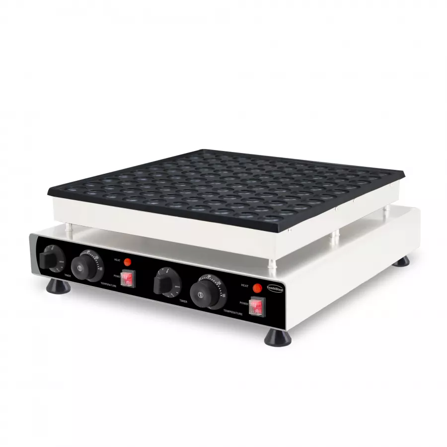 Waffeleisen – 100 Stück Ø4 cm – 2,4 kW – Edelstahl Waffeleisen – 100 Stück Ø4 cm – 2,4 kW – Edelstahl