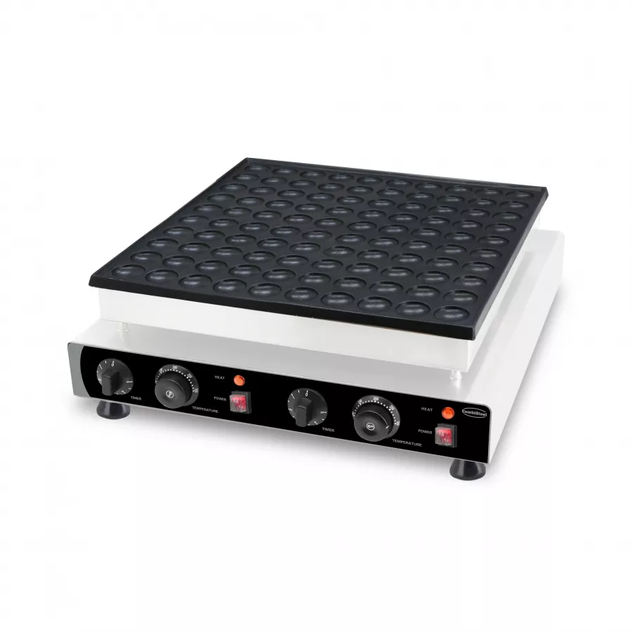 Waffeleisen – 100 Stück Ø4 cm – 2,4 kW – Edelstahl Waffeleisen – 100 Stück Ø4 cm – 2,4 kW – Edelstahl