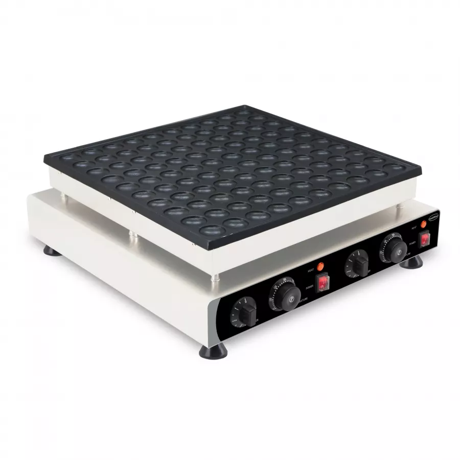 Waffeleisen – 100 Stück Ø4 cm – 2,4 kW – Edelstahl Waffeleisen – 100 Stück Ø4 cm – 2,4 kW – Edelstahl