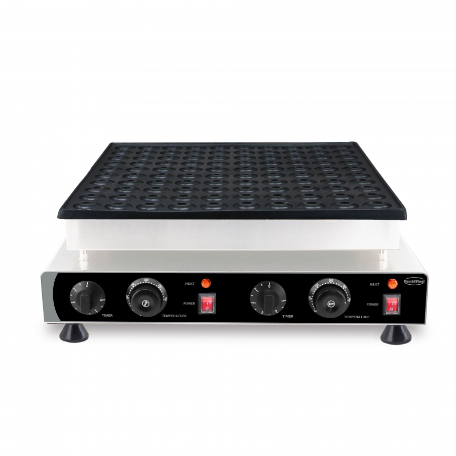 Waffeleisen – 100 Stück Ø4 cm – 2,4 kW – Edelstahl