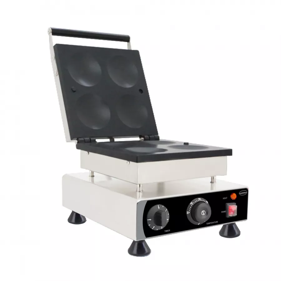 Pfannkuchenmaker 4× Ø10 cm – Elektrisch – 230 V – Edelstahl Pfannkuchenmaker 4× Ø10 cm – Elektrisch – 230 V – Edelstahl