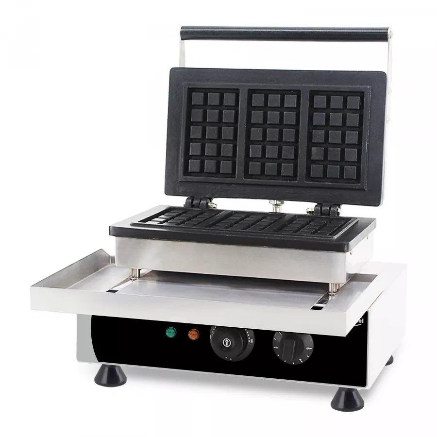 Waffeleisen 3 Stück Brüsseler Waffel – für Belgische Waffeln