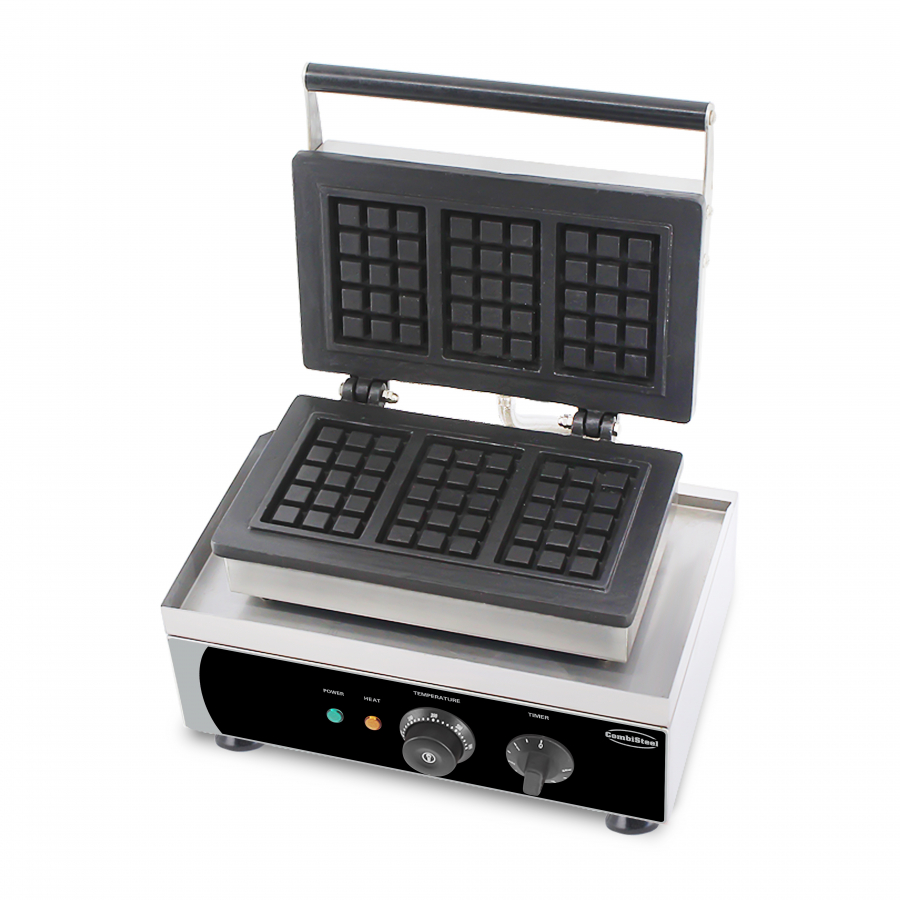 Waffeleisen 3 Stück Brüsseler Waffel – für Belgische Waffeln