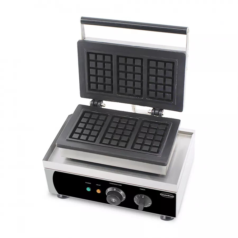 Waffeleisen 3 Stück Brüsseler Waffel – für Belgische Waffeln