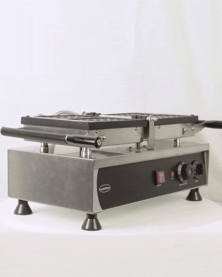 Waffeleisen für 2 Brüsseler Waffeln – 1,2 kW – 230 V Waffeleisen für 2 Brüsseler Waffeln – 1,2 kW – 230 V