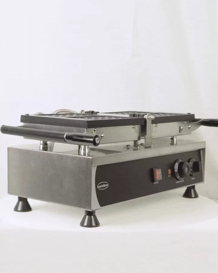 Waffeleisen für 2 Brüsseler Waffeln – 1,2 kW – 230 V
