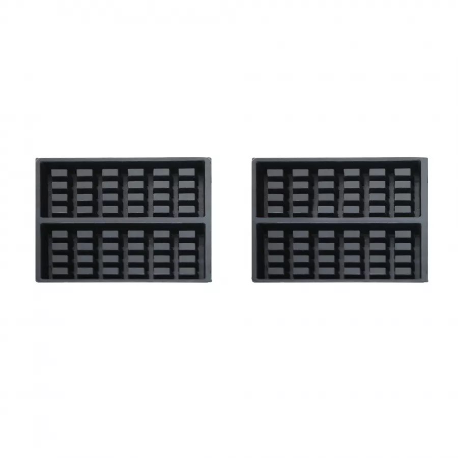 Waffeleisen für 2 Brüsseler Waffeln – 1,2 kW – 230 V