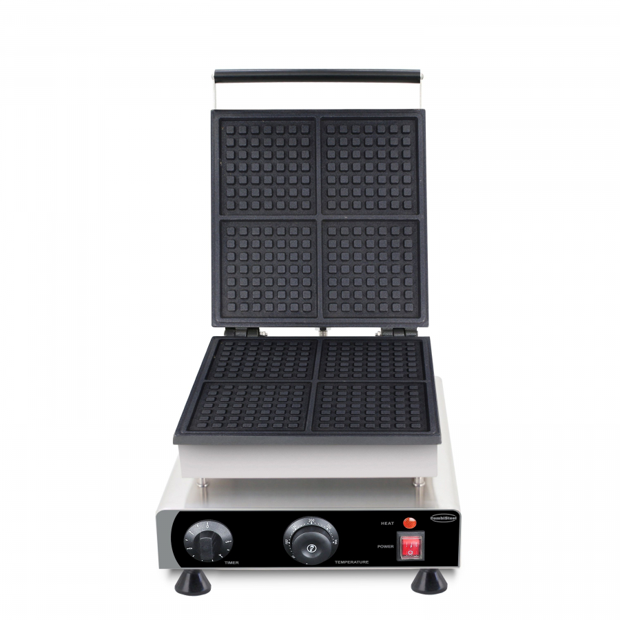 Waffeleisen 4 Stück quadratische Waffeln Waffeleisen 4 Stück quadratische Waffeln