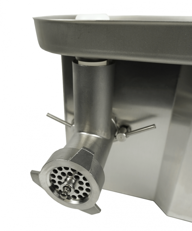 Fleischwolf, 150 kg/h, Edelstahl, 0,55 kW, 230 V, Profi-Tischgerät