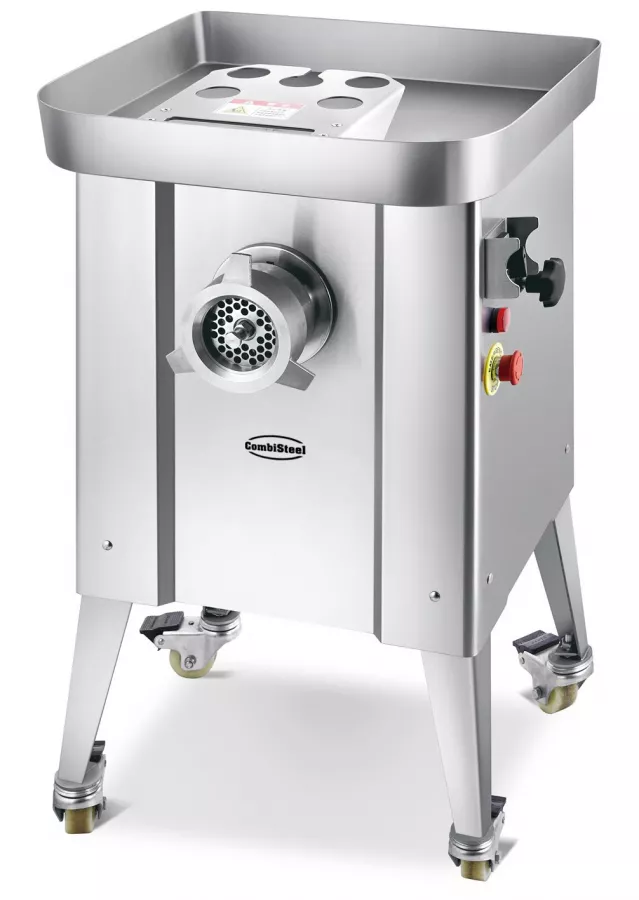 Fleischwolf 32, 500 kg/h, Edelstahl, 1,5 kW, 400 V, inkl. 4 Schneidscheiben