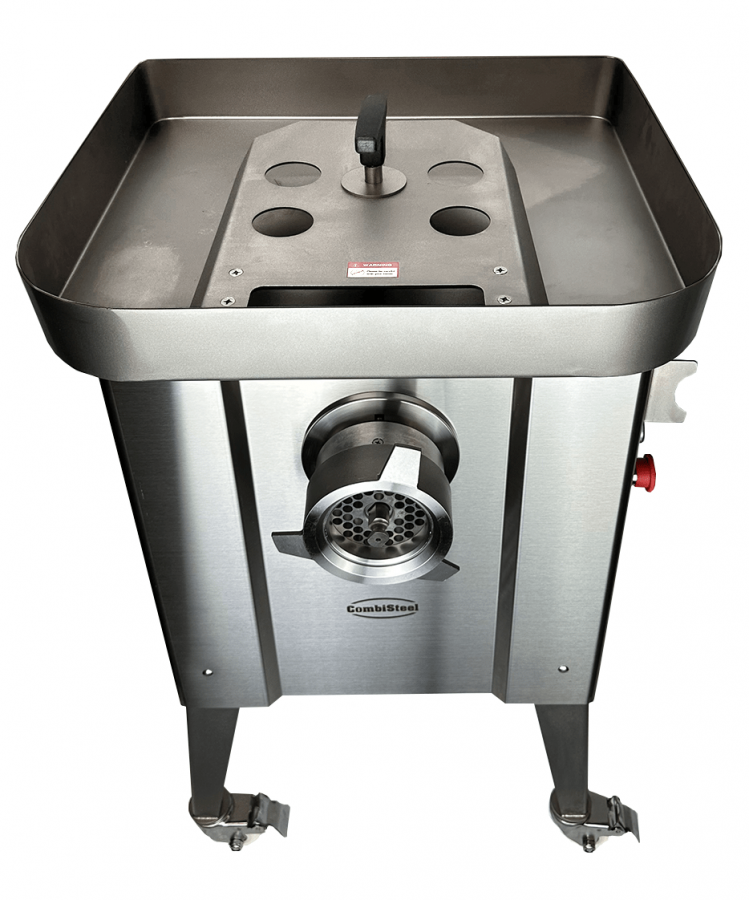Fleischwolf 32, 500 kg/h, Edelstahl, 1,5 kW, 400 V, inkl. 4 Schneidscheiben