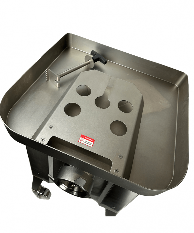 Fleischwolf 32, 500 kg/h, Edelstahl, 1,5 kW, 400 V, inkl. 4 Schneidscheiben