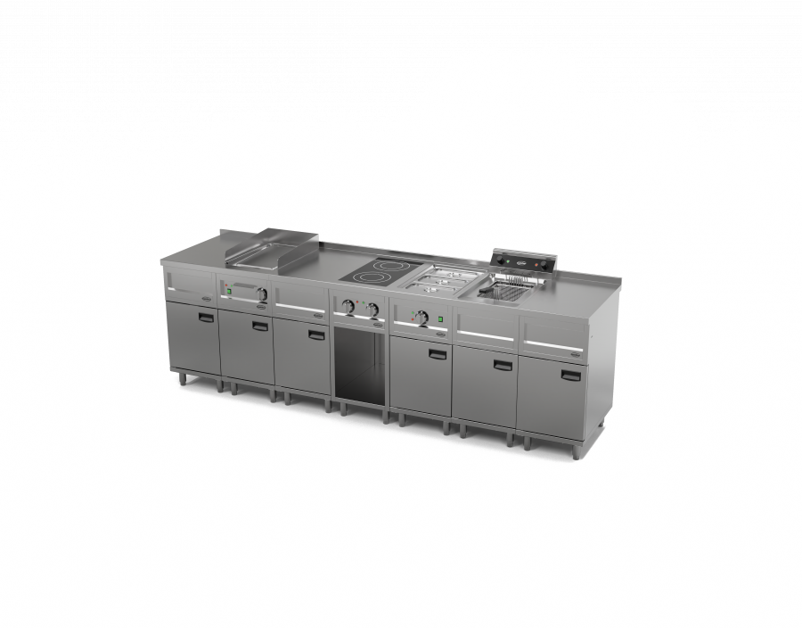 Einzel-Neutralelement Edelstahl, 400×700 mm, freistehend Einzel-Neutralelement Edelstahl, 400×700 mm, freistehend