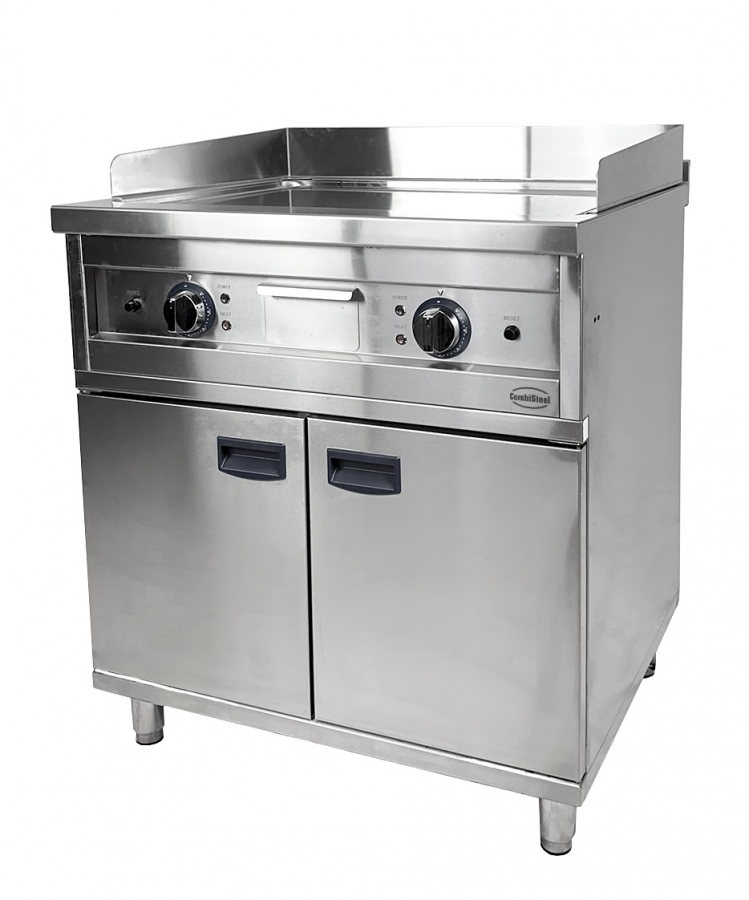 Chrom-Grillplatte, 800×700 mm, 8,1 kW