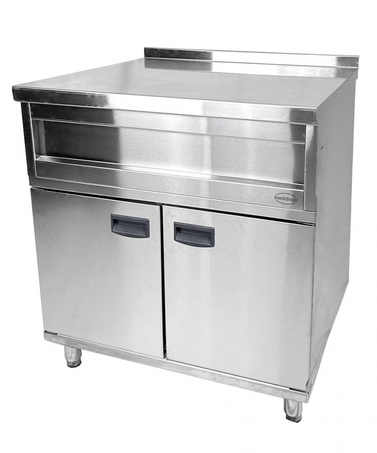 Doppel-Neutralelement Edelstahl, 800×700 mm, freistehend Doppel-Neutralelement Edelstahl, 800×700 mm, freistehend