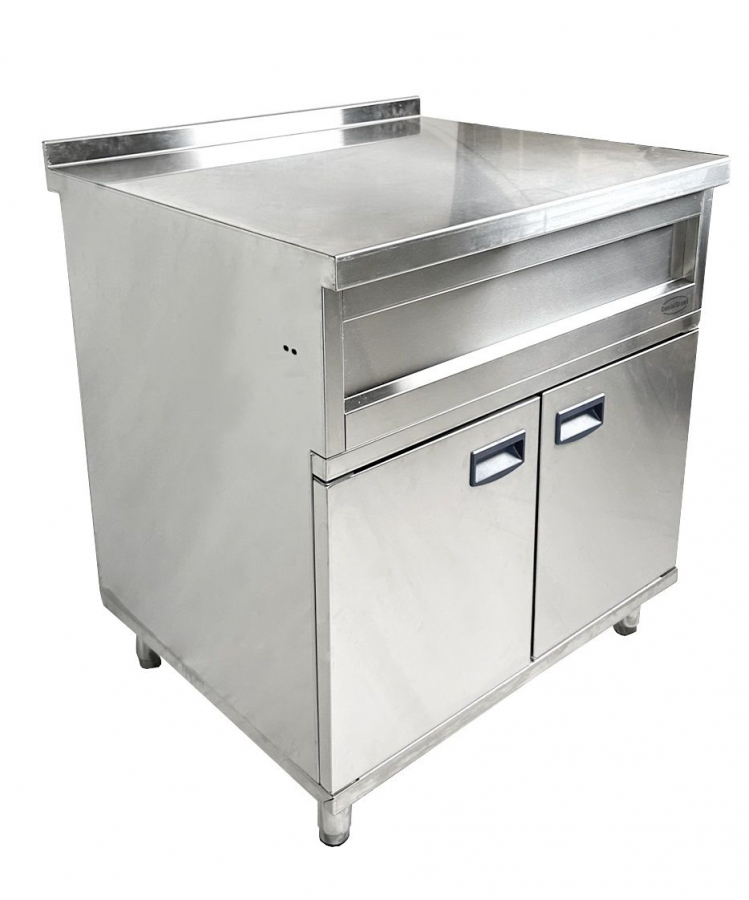 Doppel-Neutralelement Edelstahl, 800×700 mm, freistehend Doppel-Neutralelement Edelstahl, 800×700 mm, freistehend