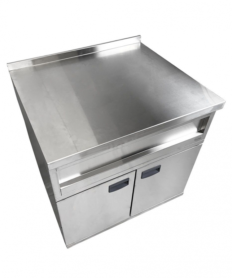 Doppel-Neutralelement Edelstahl, 800×700 mm, freistehend Doppel-Neutralelement Edelstahl, 800×700 mm, freistehend