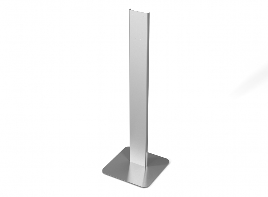 Desinfektionssäule Edelstahl Inkl. Spender Ellebogen