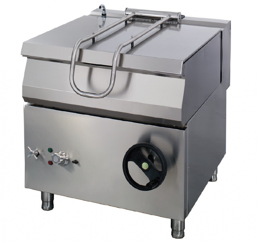 Zware braadpan 50L dubbelapparaat 70cm diep gas - professioneel kookgerei voor de gastronomie