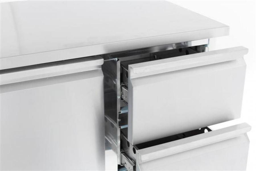 Kühltisch 1 Tür/2 Laden | 900x700x875 mm