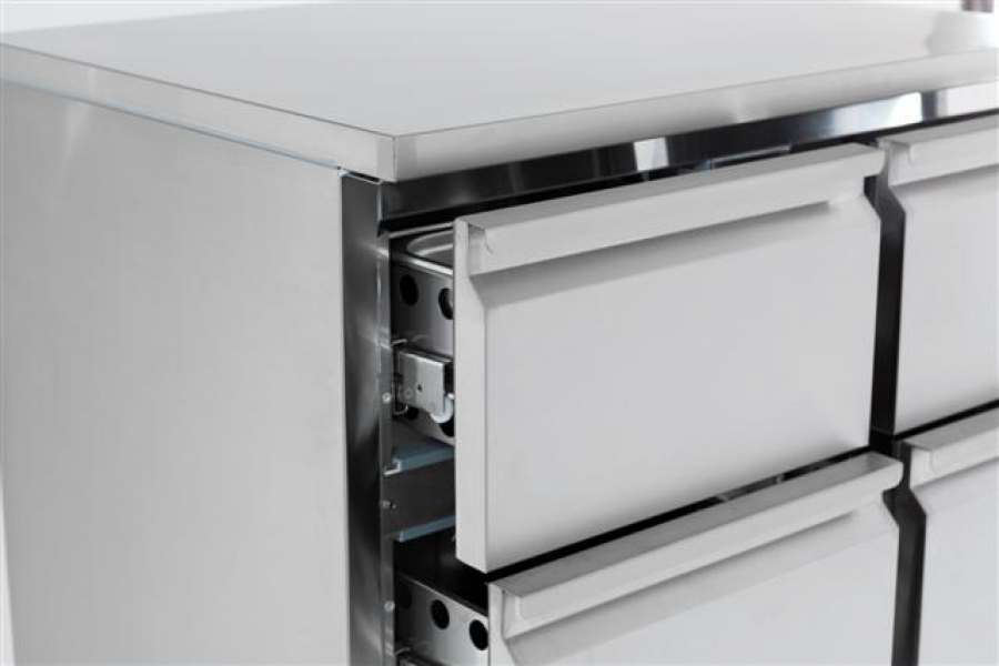 Kühltisch 4 Laden | 1/1 GN  | 900x700x875 mm