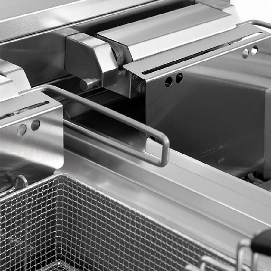 Fritteuse 700 Elektrische Fritteuse 1x12L 9kW Doppelwand-Isolierung