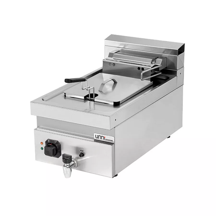 Fritteuse 700 Elektrische Fritteuse 1x12L 9kW Doppelwand-Isolierung