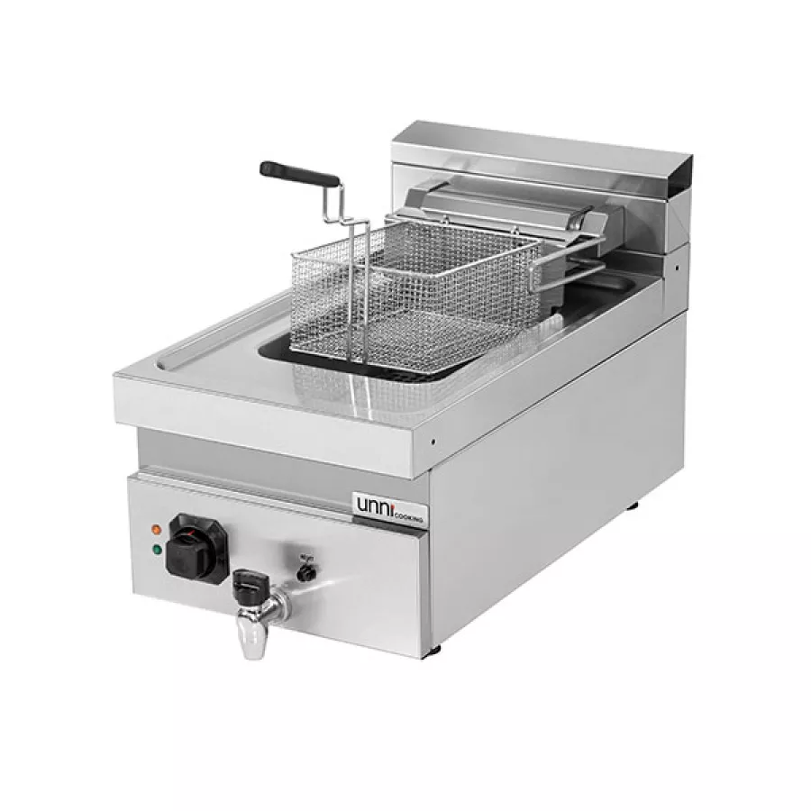 Fritteuse 700 Elektrische Fritteuse 1x12L 9kW Doppelwand-Isolierung