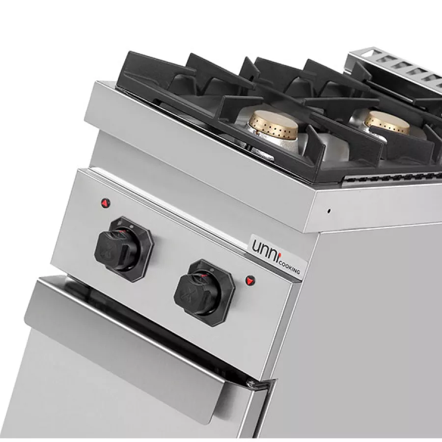 Gasherd Ranges 700 13kW 2 Brenner mit Türen