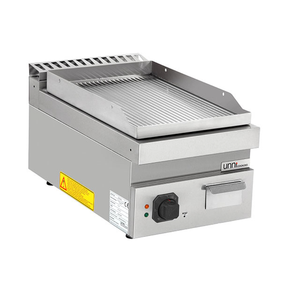 Elektro-Grillplatte E70GP10B+G gerillt 4,5 kW Serie 700