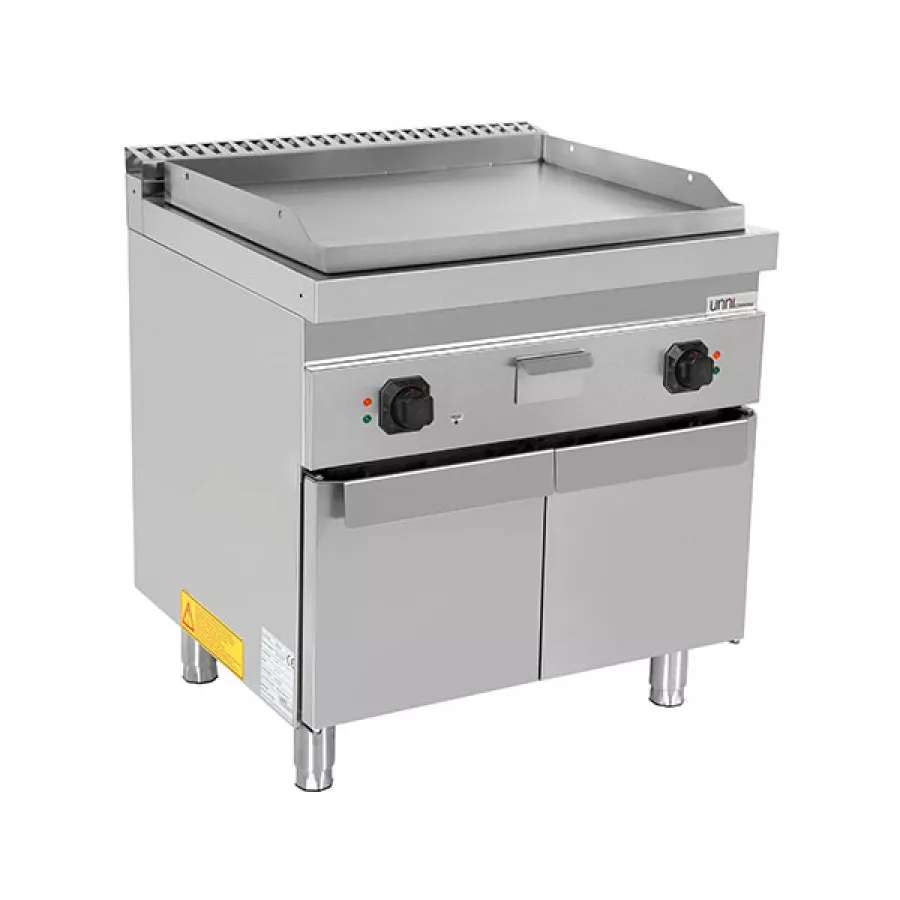 Elektrogrillplatte E70GP20K+S glatt Edelstahl 2 Zonen Serie 700