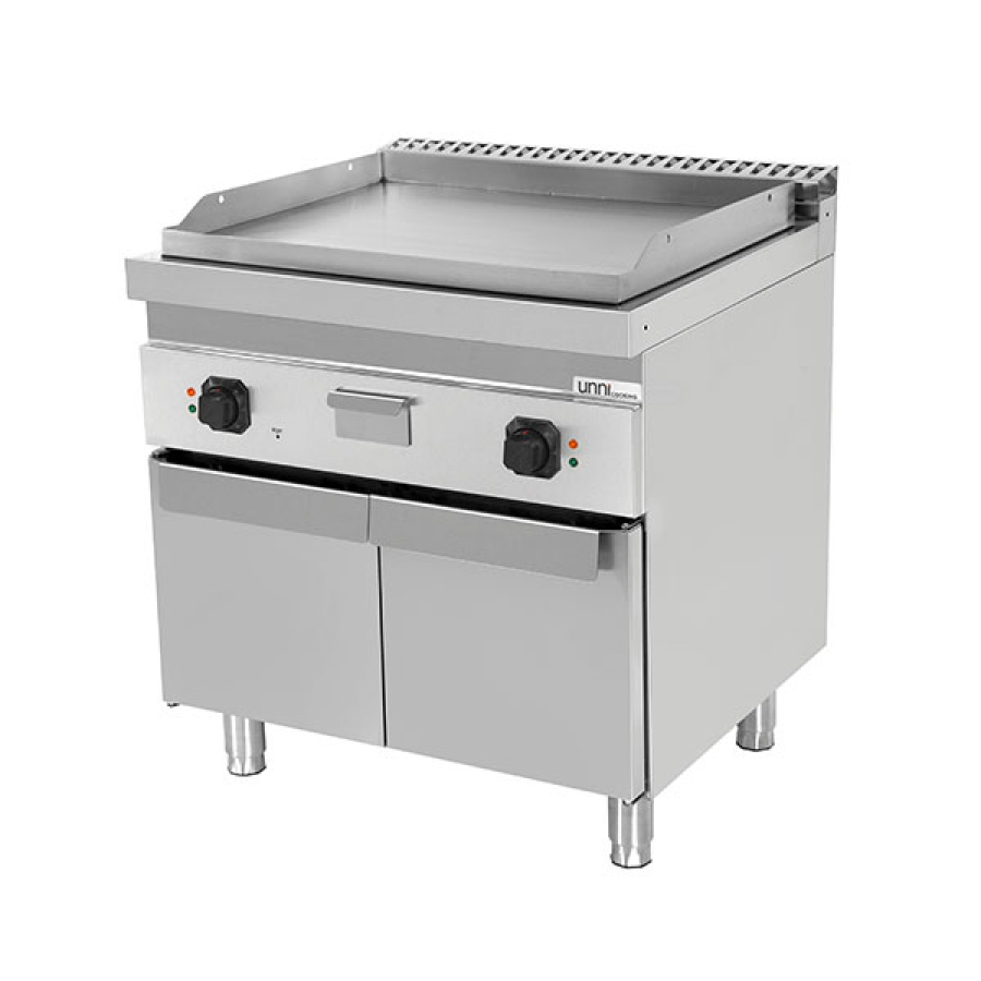 Elektrogrillplatte E70GP20K+S glatt Edelstahl 2 Zonen Serie 700