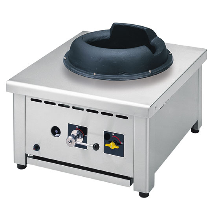Gas-wokkookplaat | Tafelmodel | 1 brander