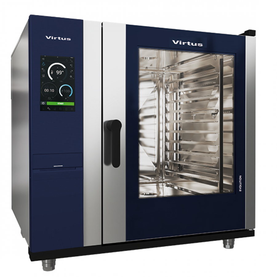 Elektro Kombidämpfer mit Boiler und automatischem Reinigungssystem - 10x GN 2/5 - Gastrohot