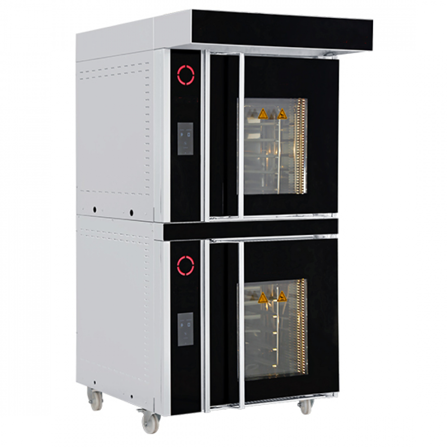 Elektro Rotationsofen 5x 40x60 mit Befeuchter - Professioneller Ofen für die Gastronomie