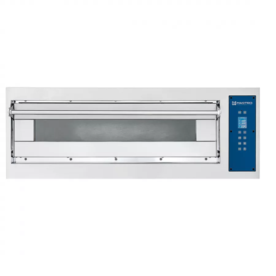 Elektro Bäckereiofen für 2x 60x40 cm H 17,5 cm - Backofen für Bäckerei mit 2 Etagen und 60x40 cm Blechen - Gastrobackofen mit 17,5 cm Höhe - Gastrohot