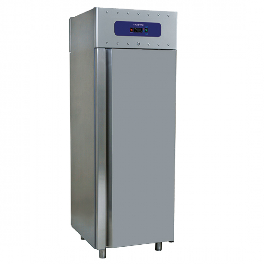Kühlschrank 700 Liter aus Edelstahl GN 2/1, 2-8°C, 85 mm Isolierung - Gastrohot