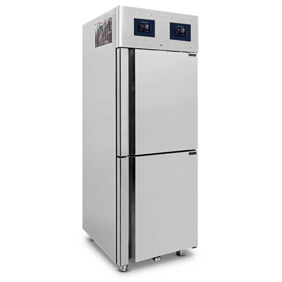 Diepvriezer 350 liter van roestvrij staal GN 2/1, 10-22 °C, WiFi - Gastrohot
