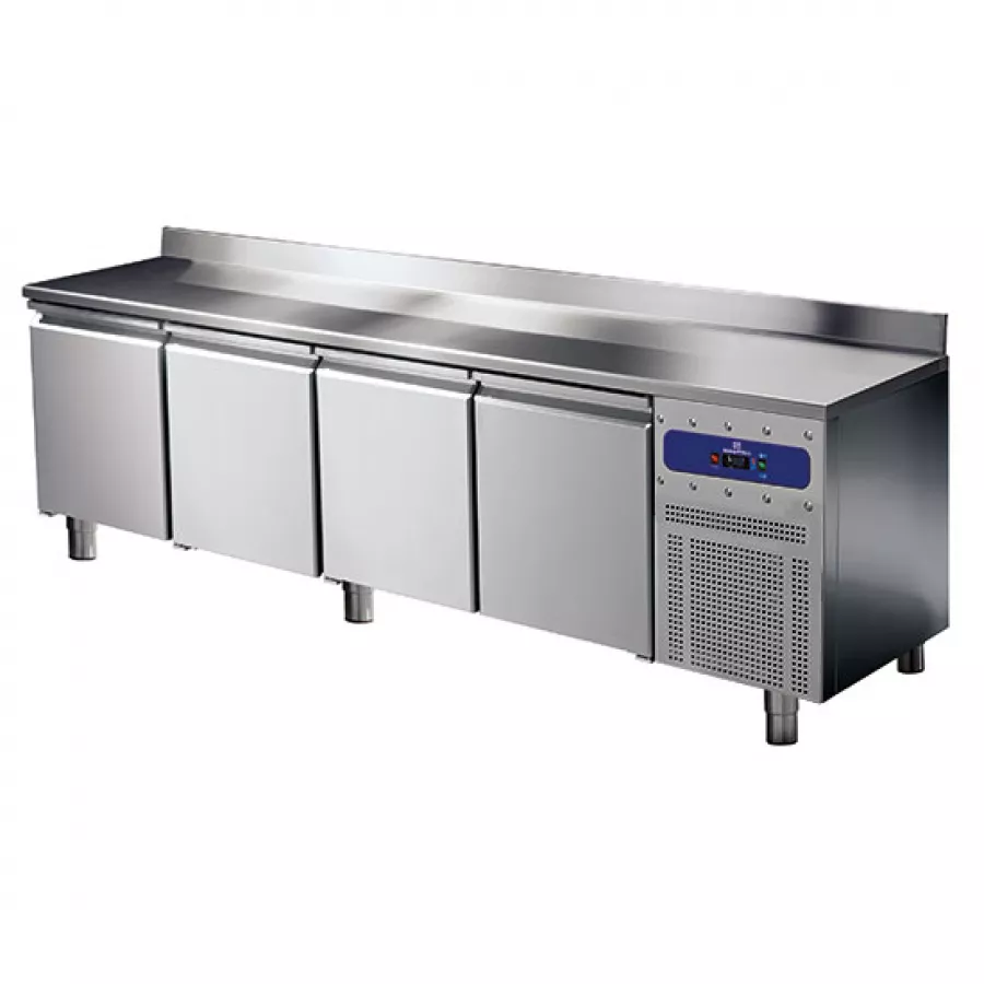 Tiefkühltisch 600 mm 4 Türen 430x325 mm mit Aufkantung 10-20°C - Kühlung für Gastronomiebedarf