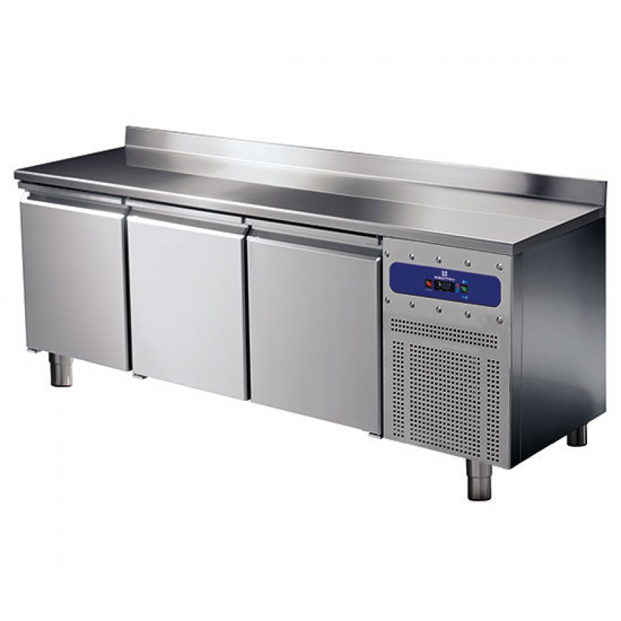 Tiefkühltisch 3 Türen GN 1/1 mit Aufkantung 10-20°C - Gastrohot