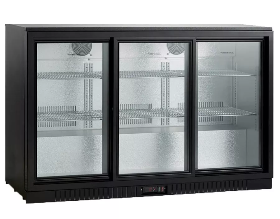 Barkühler mit Schiebetüren, 289 Ltr., 1350x520x865 Barkühler mit Schiebetüren, 289 Ltr., 1350x520x865